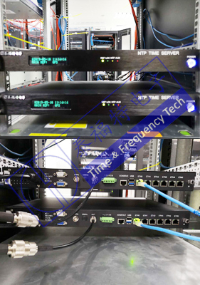 HJ210GPS時鐘服務(wù)器上架實景圖 HJ210GPS時鐘服務(wù)器上架實景圖