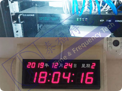 GPS北斗時鐘系統(tǒng)竣工實景圖